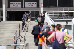 Zatvaranje punkta Predvorje Doma sportova