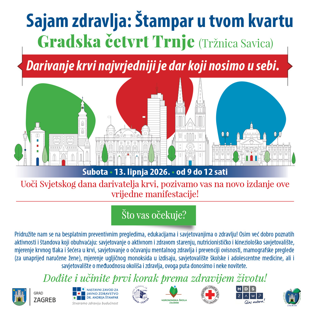 Sajam zdravlja: Štampar u tvom kvartu“